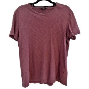 VINCE - Men’s Purple Garment Dye Short-Sleeve T-Shirt Size Medium